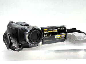 ▽9277　H　R50804　SONY ソニー　デジタルHDビデオカメラレコーダー　HDR-SR12　ハイビジョン　ハンディカム　2008年製　説明書付き　　