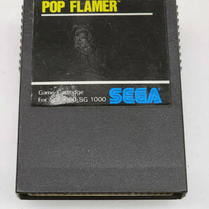 ★ R51109 SEGA セガ ゲームソフト カセット POP FLAMER ポップフレーマー カセットのみ SG-1000 レトロ ★の画像1
