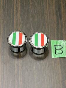  unused handlebar end cap 2 piece set [ Italy ] weight 7g