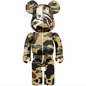 BE@RBRICK MASTERMIND VS BAPE YELLOWA BATHING APE MEDICOM TOY メディコムトイ CAMO READYMADE エイプ BAPE 