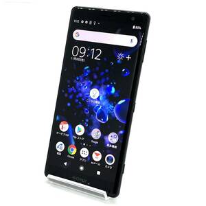 Xperia XZ2 SOV37 リキッドブラックau SIMロック解除済み 64GB Androidバージョン10 白ロム スマホ本体 送料無料 Y20MR