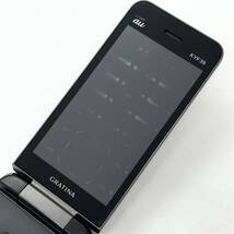 GRATINA KYF39 墨 au SIMロック解除済み 4G LTE 白ロム ブラック 3.4型 Bluetooth ガラホ本体 送料無料 M1RY_画像2