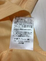 百合 シャーベットオレンジ カットソー 日本製 美品 サイズL_画像7