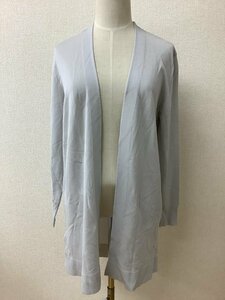  Indivi car li. considering . feeling of quality. feather weave cardigan light gray size 38