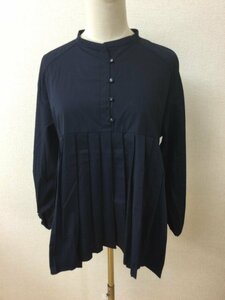  Kumikyoku navy pleat blouse size 2