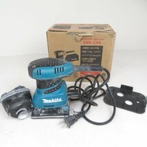 【動作確認済】 makita マキタ BO4555 防じんミニサンダ コンパクト 電動工具 100V / 60 (UWF013294)_画像1