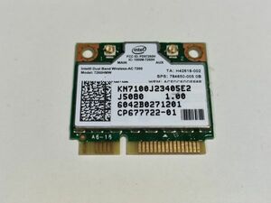 【動作確認済み】Intel Dual Band Wireless-AC 7260 7260HMW 11ac対応 Bluetooth 無線LANカード【A6-16】