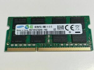 【動作確認済み】SAMSUNG ノートPC用 メモリー DDR3L-1600 PC3L-12800S 8GB×1枚 合計8GB 動作確認済 1週間保証 M471B1G73QH0-YK0【1337】