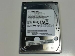 【ジャンク】東芝 1TB(1000GB) HDD MQ01ABD100 2.5インチ 9.5mm厚 フォーマット不可【NPTT】