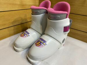 KAZAMA 20cm ребенок лыжи ботинки SPAX3J подошва длина 241 Junior белый розовый 
