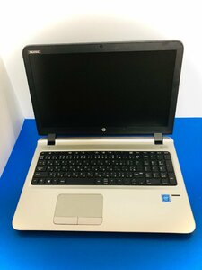 【大分発送】【ジャンク品・動作未確認】HP / HP ProBook 450　G3 / Intel(R) Celeron(R) CPU3855U @1.60GHz /ノートパソコン