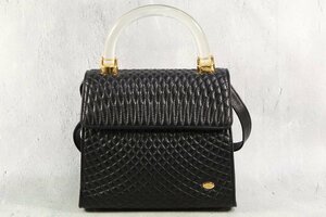 BALLY バリー ショルダーバッグ ハンドバッグ ブラック 黒