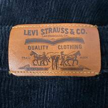 K0710N★80's (83年) 香港製 Levi's リーバイス 515 ブラック コーデュロイ パンツ ヴィンテージ コーズ 黒 W31 80年代 古着_画像3