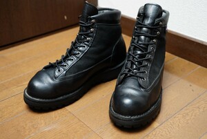 DANNER　ダナーライト　US9　ブラック　黒　　ゴアテックス　ブーツ　31400x