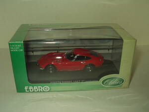 EBBRO Toyota 2000 GT Red / エブロ トヨタ 2000 GT レッド ( 1:43 )