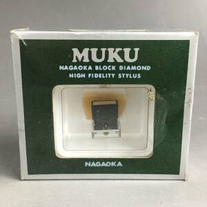 ut12/96 レコードプレーヤー カートリッジ ブロック無垢ダイヤ交換針 NAGAOKA MUKU Ｎ-46/D87-46 レコード針 ※未使用？ 現状品②〇