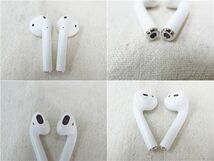 11J186EZE◎Apple AirPods 第2世代 A1602 A2032 A2031 ワイヤレスイヤホン Bluetooth 動作品　2点セット◎中古品_画像3