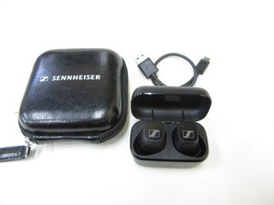 11D438MZ9◎SENNHEISER ゼンハイザー CX Plus True Wireless 完全ワイヤレスイヤホン/Bluetooth 動作品◎中古