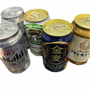 アサヒ スーパードライ マルエフ SUNTORY 金麦キリン ビール 5本セット