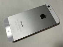 IC825 au iPhone5 ホワイト 64GB ジャンク ロックOFF_画像2