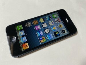 IC875 au iPhone5 ブラック 16GB ロックOFF