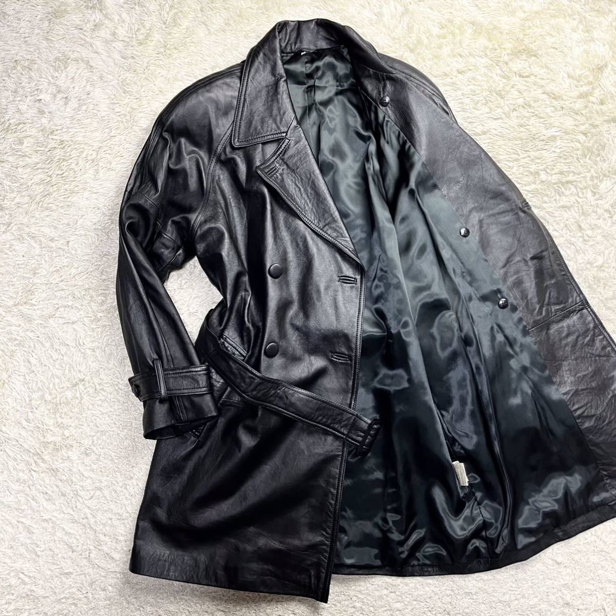 2023年最新】Yahoo!オークション -ラムレザー コート メンズの中古品