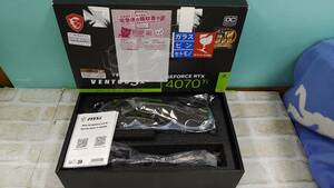 電2657-307♪【80】 msi NVIDIA VENTUS3X GEFORCE RTX 4070Ti 12GB GDDR6X グラフィックボード 現状品