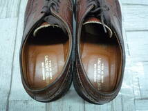 Ua8165-194♪【80】Alden アールデン UNITED ARROWS 別注 ウイングチップ 27㎝ 9792_画像6