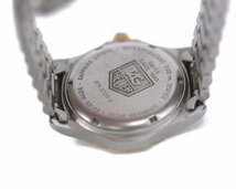 [中古品] 稼働品【TAG Heuer】タグホイヤー プロフェッショナル 200ｍ 32ｍｍ コンビ 974.013 デイト クォーツ 動作OK 中古品_画像9