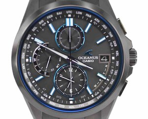 [極美品] 稼働品【CASIO】 カシオ オシアナス OCW-T2600B-1AJF 電波ソーラー スマートアクセス 動作OK 極美品 箱付 定価14.3万