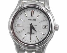 [中古品] 稼働品【SEIKO】セイコー EXCELINE エクセリーヌ 1B22-0AM0 電波ソーラー レディース 動作OK 中古品_画像2