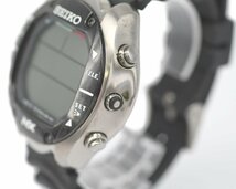 【SEIKO】セイコー DH33-4A00 プロスペックス ダイビングコンピューター NX マリーンマスター 中古品_画像4