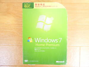 Microsoft Windows 7 Home Premium アップグレード 32bit/64bit ※ジャンク扱い/動作未確認 @送料520円