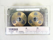 YAMAHA ヤマハ music XX 52 オープンリール風/リール型 カセットテープ NORMAL POSITION ※消去済み/ツメ折れ @送料370円 (10)_画像1