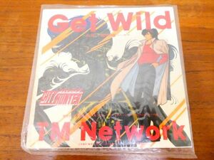 ●(A-35) TM NETWORK 「 Get Wild / Fighting 」 EP盤 ※シティハンター 07・5H－347 @送料370円