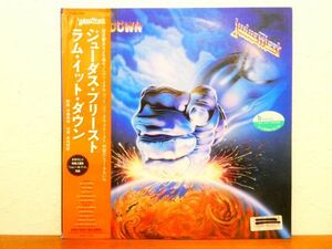 S) ●(R-28) Judas Priest ジューダス・プリースト 「 Ram It Down 」 LPレコード 帯付き 25・3P-5024 @80