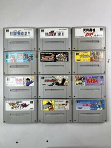 ♪【中古】Nintendo スーパーファミコン ソフト 12本 まとめ ② 任天堂 カセット 動作未確認 ＠60(11)