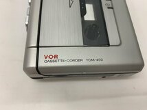 【O-5676】SONY MZ-B10 ソニー レコーディング ポータブルMDプレーヤー カセットレコーダー CASSETTE-CORDER TCM-450 セット【千円市場】_画像5