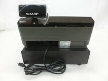 【YG-0303】SHARP シャープ XE-A207B 電子レジスター 店舗用品 鍵欠品 通電確認済 外箱付 現状品【千円市場】_画像5