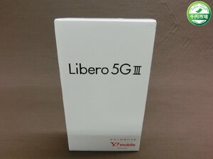 【O-5768】未使用 Y!mobile ワイモバイル Libero 5G Ⅲ 3 A202ZT ホワイト ソフトバンク スマートフォン スマホ 現状品【千円市場】