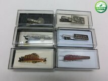 【QC-0001】ネクタイピン 6点セット まとめ BLUE RIBBON MLU002 D51234 ED163 MORO メンズ アクセサリー 鉄道 現状品【千円市場】_画像1