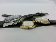 【QC-0023】ELGIN FK-1045-LI CYMA シーマ QARTZ クォーツ 719＆719-Ⅱ メンズ レディース 腕時計 まとめ 3点セット【千円市場】_画像4