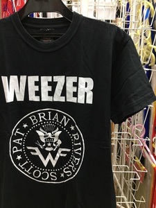 Weezer ウィーザー Glorious Day エンブレム Tシャツ SHOOT 半袖 黒M