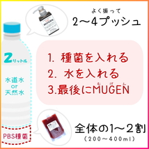 今期最終SALE☆彡100ml→PSB50Lに ! 自分でふやしてPSBをたっぷり使う！濃縮光合成細菌の培養餌料、培基_画像2