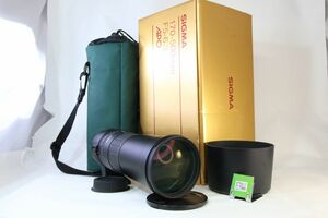 【動作保証・点検済】良品■SIGMA APO 170-500mm F5-6.3 キヤノンデジタル一眼レフ非対応モデル・フィルムオート機専用・箱付き■■B36