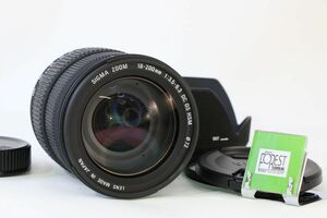 【同梱歓迎】【動作保証・点検済】良品■SIGMA ZOOM 18-200mm F3.5-6.3 DC OS HSM ニコン■H15