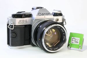 【同梱歓迎】実用■Canon AE-1 PROGRAM+50m F1.4■シャッター全速・露出計完動・鳴きわずか・割れなし■E123