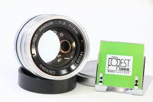 【同梱歓迎】【動作保証・点検済】良品■千代田光学 CHIYOKO Super Rokkor 50mm F2 Lマウント■S30