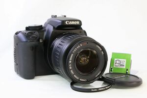 【動作保証・点検済】良品■Canon EOS Kiss Digital X +EF-S 18-55mm F3.5-5.6 II USM CF/AF完動■バッテリー・チャージャーなし■E27