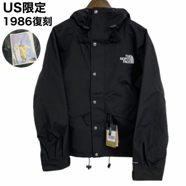 【新品】　ノースフェイス　 ジャケット　マウンテンパーカー　RETRO MOUNTAIN JAKET US限定　1986 復刻　黒